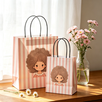Sacs en papier kraft gaufrés personnalisés écologiques en gros avec poignée pour la restauration et logo