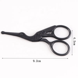 Neus Haar Schaar Voor Mannen Ronde Kop Kleine Schaar Roestvrij Staal Wenkbrauw Trimmer Handmatige Kleine Schaar - Product Image 6