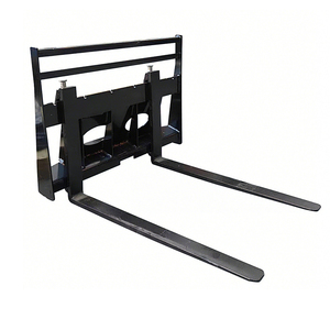 Гидравлический колесный гусеничный мини-погрузчик-вилочный погрузчик, навесное оборудование для мини-погрузчика - Product Image 1