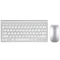 Clavier sans fil Ultra-fin pour tablette d'ordinateur de bureau et pour Apple iPad iPhone MacBook Android Windows PC 2.4G clavier