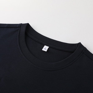 Sorona Round Neck Short Sleeve T-Shirt 50s Double Sided Cotton Custom Logo Unisex Workwear - Product Image 4