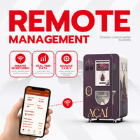 Máquina Expendedora de Helado Suave de Acai para Cafeterías, Tiendas, Centros Comerciales y Negocios de Postres Congelados