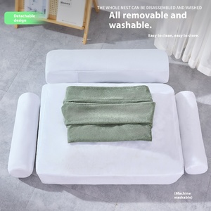 Modernes Quadratisches Festes Schwamm-Katzen- & Hundebett Wasserdicht & Langlebig Ganzjahres-Haustier-Schlafmatte Karton - Product Image 3
