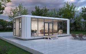 Nhà prefab cho văn phòng khách sạn du lịch nhà 20feet kích thước 5.5m * 2.1m * 2m container nhà di động văn phòng Pod cabin - Product Image 2