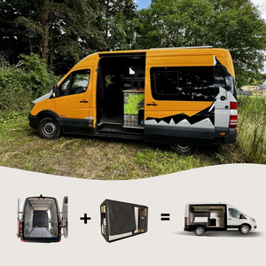 Furgoneta OTR allestimento furgone <span class=keywords><strong>Camper</strong></span> Caja almacenaje cama de techo camperizar camperizar camperizzato - Product Image 1