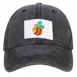 Casquette de baseball cycliste 6 panneaux, effet vieilli, patchwork vintage, broderie en coton, personnalisable pour activités de plein air et occasions formelles – Meilleures ventes - Product Image 2