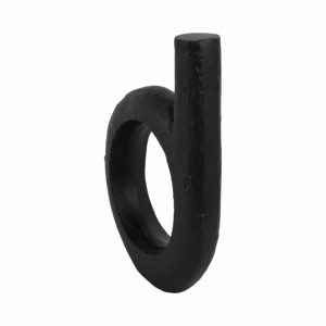Scultura moderna in metallo a forma di anello, elemento decorativo per casa, ufficio, bagno, soggiorno - Product Image 2