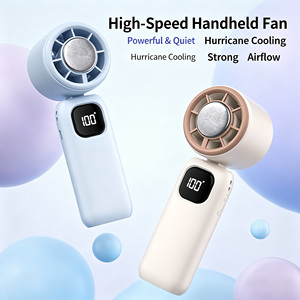 2026 High-Speed Turbo Handheld <b>Fan</b>, Ice Compress Cooling, 100-Gear Adjustment, Rechargeable Portable <b>Mini</b> <b>Fan</b> for Outdoor - Product Image 4