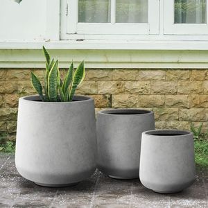 Premium Lightweight GFRC Vietnam Concrete <b>Planter</b> Frost Resistant Waterproof Outdoor Cement Plant <b>Pot</b> Factory Direct Price - Product Image 4