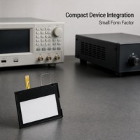 Customizable Low Power White LED Display Backlight Compact Housing Black Frame Meter Controller Interface Terminal