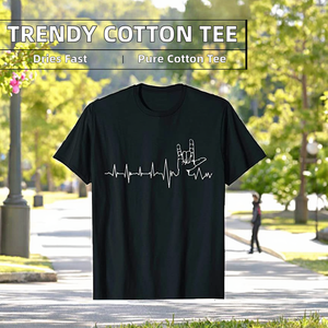 T-shirt pour homme en coton 100% tricoté, coupe classique, poids lourd, imprimé graphique, style streetwear, tissu respirant et écologique - Product Image 4