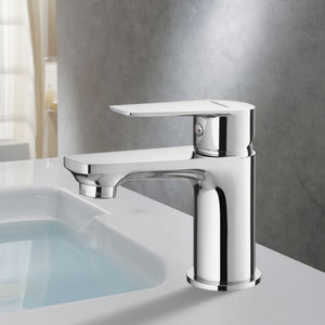 Grifo de lavabo moderno de un solo orificio <span class=keywords><strong>Ares</strong></span> Idealex, grifo de agua de latón de lujo con válvula de cerámica, gran oferta, grifo mezclador de baño - Product Image 2