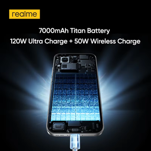 Version Globale Realme GT 8 Pro 5G Smartphone Snapdragon 8 Elite Gen 5 Chipset Téléobjectif 200MP Batterie 7000mAh Charge 120W 6.79" - Product Image 6