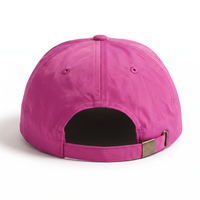 Gorra Deportiva OEM Personalizada de 5 Paneles con Logotipo Bordado, de Nailon, Ligera, Resistente al Agua, Sin Estructura y con Cierre a Presión