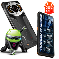 LAGENIO Panther1 Smartphone Tangguh Ultra-Tipis 24+256GB Gemini AI 120Hz Ponsel Tahan Banting 13MP 5150mAh Stok Grosir