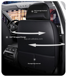 <span class=keywords><strong>Coprisedili</strong></span> Auto in Pelle Rossa Universali per 5 Posti, Adatti a <span class=keywords><strong>BMW</strong></span> Serie 3, Serie 5, <span class=keywords><strong>X1</strong></span>, X3, X5, Stile Sportivo, Set Completo, Morbidi al Tatto e Confortevoli - Product Image 5