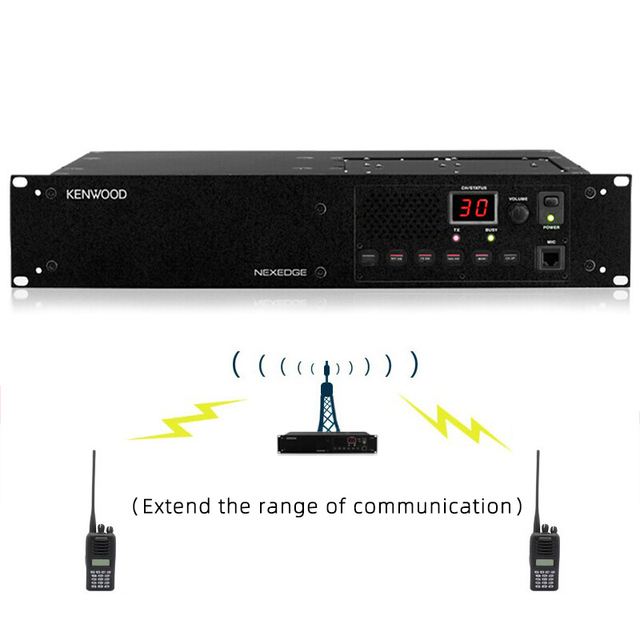 Two-way Radio Walkie-talkie Long Range Base Station TKR-D810 signal Amplifier for Kenwood TKR-D710 50w UHF VHF 25w Relay Station