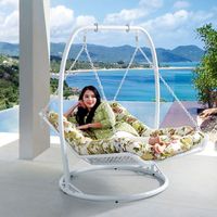 Chaises à bascule, Lits suspendus, Berceaux, Cintres pour balançoire d'extérieur, Rockers pour adultes pour balcon, Fauteuils inclinables doubles/simples célèbres sur Internet