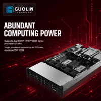 Nouveau serveur en rack FusionServer 2258H V8 2U, double socket, processeur AMD EPYC 5e génération Turin, DDR5, PCIe 5.0 NVMe, serveur d'entreprise