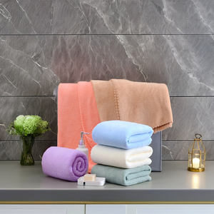 Rắn Mô Hình Khách Sạn Khăn Set Đồng Bằng Phong Cách Nén Cao Màu In Thêu Dệt Tắm Mặt Khăn Cho Nhà Giá Rẻ - Product Image 3