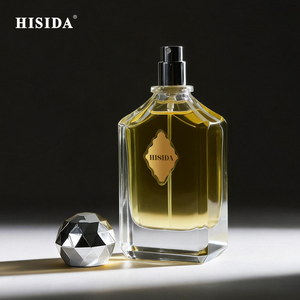 In Stock Luxury <b>Vintage</b> Square Women <b>Perfume</b> Empty <b>Bottle</b> 100ml Glass Crimp <b>Perfume</b> <b>Bottle</b> With Cap - Product Image 3