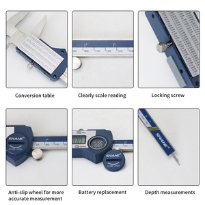 Calibro di <span class=keywords><strong>Digital</strong></span> di alta precisione 0-300mm di SHAHE con il grande calibro elettronico del calibro a corsoio dell'acciaio inossidabile dello schermo dell'affissione a cristalli liquidi