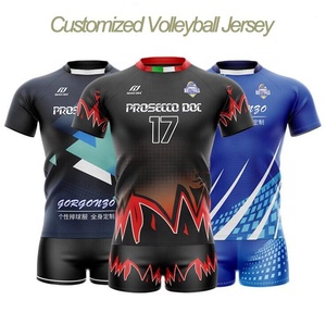 Divise da pallavolo stampate sublimate personalizzate per donne e uomini - Product Image 4
