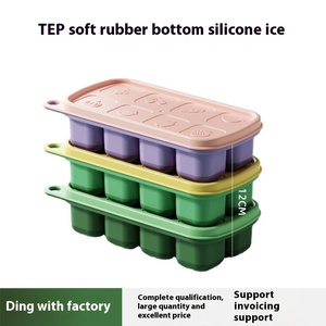 Bán buôn cấp thực phẩm Silicone <span class=keywords><strong>Ice</strong></span> <span class=keywords><strong>Cube</strong></span> khuôn tủ lạnh tự chế nhựa lớn <span class=keywords><strong>Ice</strong></span> lưu trữ <span class=keywords><strong>Box</strong></span> với bìa - Product Image 4
