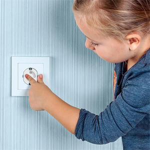 Cubierta de enchufe del Reino Unido con adhesivo más fuerte, cubierta de enchufe blanca de seguridad para bebés, cubiertas de enchufe eléctrico a prueba de bebés - Product Image 3