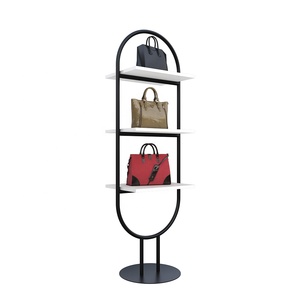 Di alta qualità custom shop in acciaio oro scaffali a parete in metallo da donna - Product Image 2