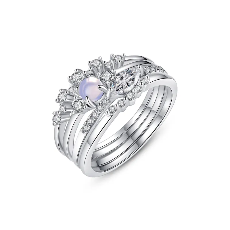 Модное позолоченное парное кольцо LUOTEEMI для вечности с истинной любовью, Ювелирное кольцо из Турции
