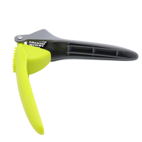 Gemakkelijke knoflookpers met ingebouwde schilmesje, duurzaam keukenhulpmiddel, geen schil, geen hakken, snelle knoflook snijder