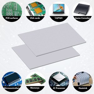 Tampon en silicone <span class=keywords><strong>thermique</strong></span> à viscosité naturelle pour PCB personnalisé souple et flexible à l'aide du tampon <span class=keywords><strong>thermique</strong></span> à surface inégale 4mm - Product Image 5