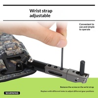 Déclencheur de poignet haute précision R10 à crochet unique, réglable en 3 étapes, en acier carbone camouflage, pour tir personnalisé