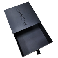 Caja de Regalo de Joyería de Cartón de Lujo HENGXING, Caja de Perfume, Caja de Collar, Caja de Papel con Cajón Deslizante para Empaque de Joyería