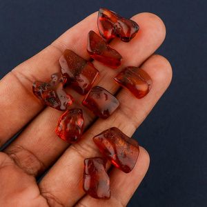 Ambre naturel poli, pierre précieuse brute de forme irrégulière pour la fabrication de bijoux, pierres précieuses organiques, artisanat de guérison des chakras - Product Image 2