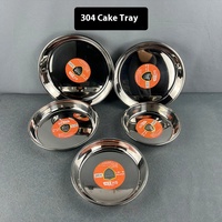 Assiette ronde jetable en acier inoxydable 304 Yolecen pour usage domestique, pour la cuisson à la vapeur de nouilles de riz, de gâteaux mille-feuilles, de rouleaux de riz