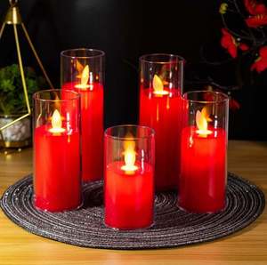 Wholesale <b>Led</b> <b>Christmas</b> Electronic Candle <b>Flickering</b> Flameless Pillar <b>LED</b> Candles <b>Light</b> - Product Image 6