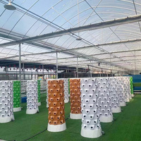 Systèmes d'aéroponie et d'hydroponie chinois, système de serre hydroponique, tour d'aéroponie verticale pour légumes