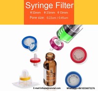 Aijiren – filtre de seringue jetable de laboratoire 0,45 um pour préparer un échantillon PVDF Nylon MCE CA membrane HPLC filtre de seringue
