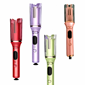 <span class=keywords><strong>Rizador</strong></span> de Pelo Automático de 25 mm con Barril de Cerámica de Turmalina, Control de Temperatura LCD, 100-230 ℃   Estilizador de Cabello con Doble Dirección de Rotación - Product Image 6