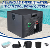 Refroidisseur d'eau portable ZT pour piscines de plongeon froid, tour de refroidissement basse température de haute qualité, refroidisseur de bain de glace, pompe filtrante