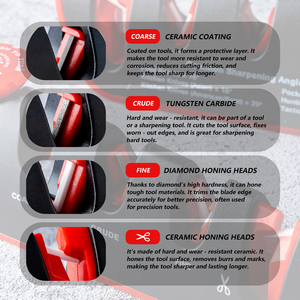 Grandsharp Dao Mài Chất Lượng Cao Nhà Bếp Dao Mài Công Cụ <span class=keywords><strong>ABS</strong></span> Cầm Tay Thép Không Gỉ Dao Kéo Mài - Product Image 6