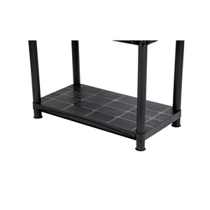 <strong>Plastic</strong> <strong>Shelf</strong> 28WX15DX53H Inch 4 Tier Storage Shelving <strong>Unit</strong> - Product Image 4