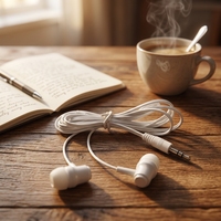 Écouteurs intra-auriculaires filaires plats colorés de haute qualité pour MP3 et mobiles