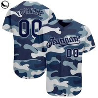 Uniformes de baseball personnalisés, imprimés par transfert thermique, respirants, sweat-shirt 100% polyester, t-shirt élégant à blocs de couleur, logo brodé
