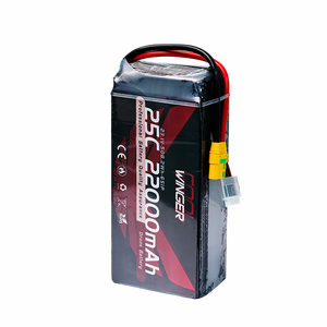 WES 22000mAh 25C 508.2Wh LCO LIVH Battery Pouch Lithium Ion Battery Pack untuk FPV Drone 23.1V 6S - Product Image 2