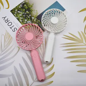 2023 Factory Hot Rechargeable Handy Mini Fan with Phone Holder Base Portable USB Fan with Battery Inside