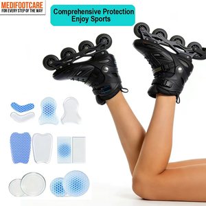 Almohadillas de Gel para <span class=keywords><strong>Tobillo</strong></span> de Hockey, Discos de Gel para Botas, Protector de <span class=keywords><strong>Tobillo</strong></span>, Accesorios para Patinaje sobre Hielo y Esquí - Product Image 4