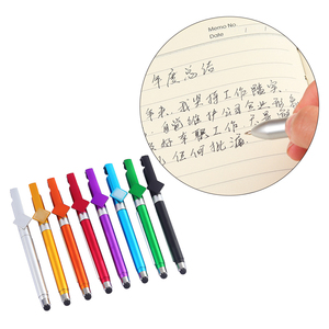 Bolígrafo de <span class=keywords><strong>gel</strong></span> de plástico con soporte para teléfono, bolígrafo Stylus con pantalla táctil promocional multifuncional 3 en 1, con diseño de pantalla - Product Image 5